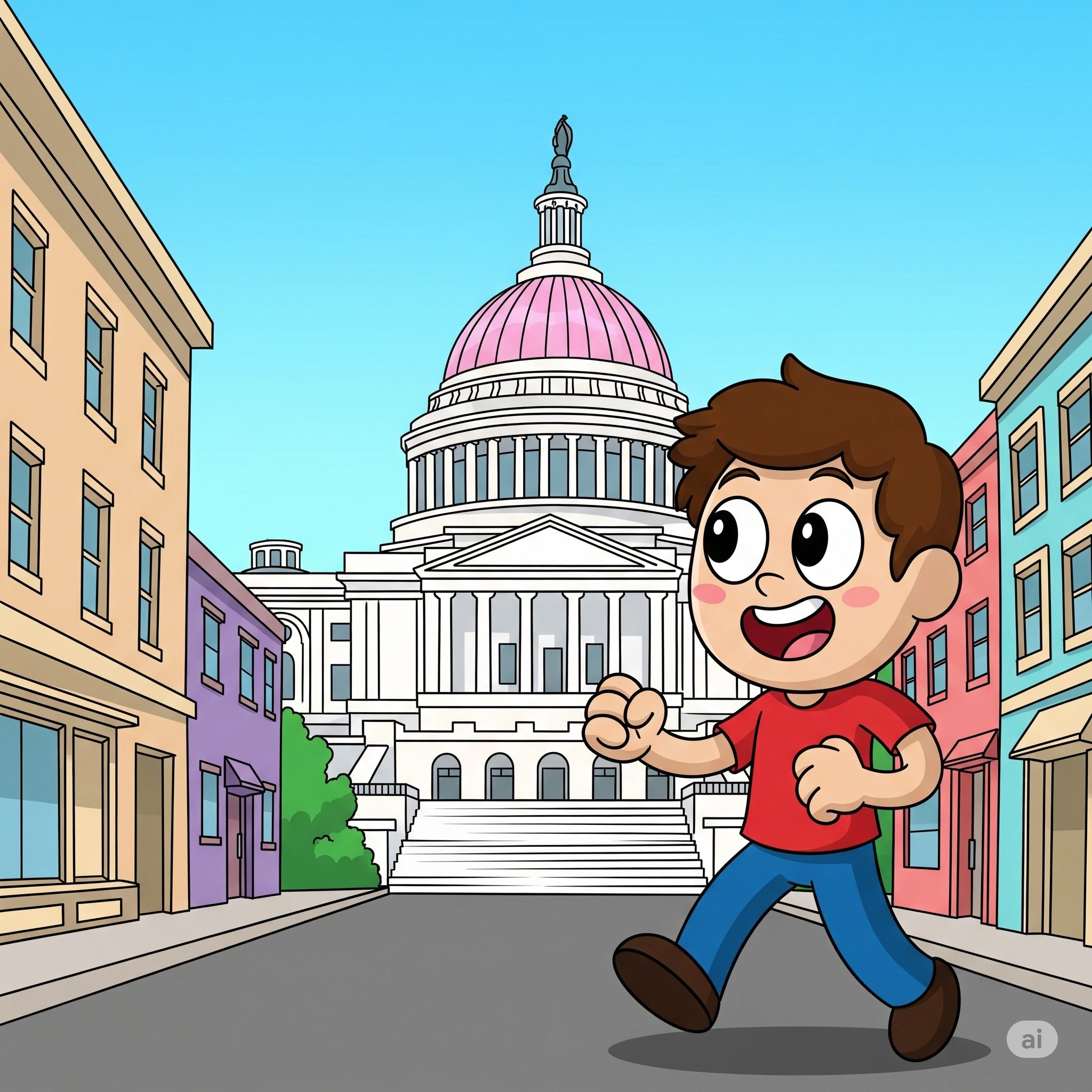 Excited to be going to the US Capitol in Washington DC